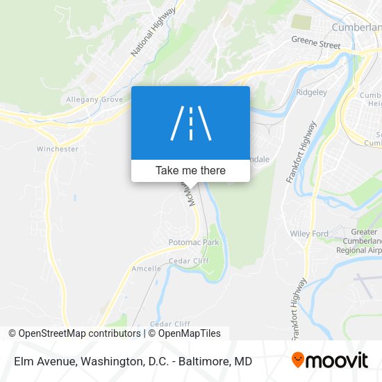 Elm Avenue map