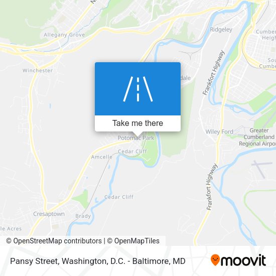 Pansy Street map