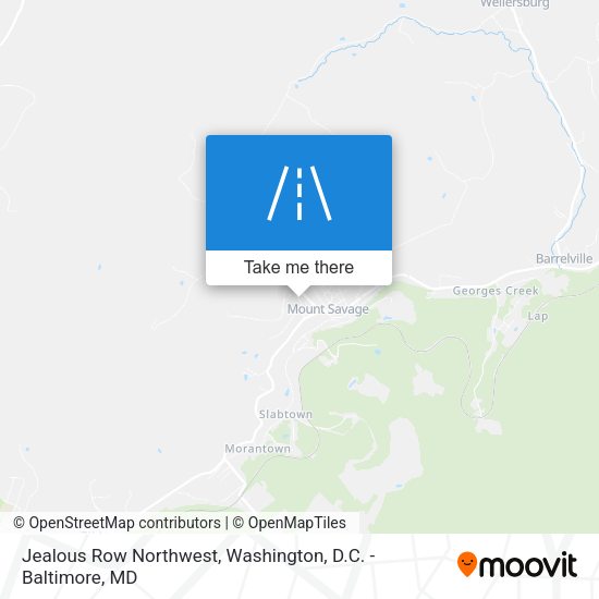 Mapa de Jealous Row Northwest