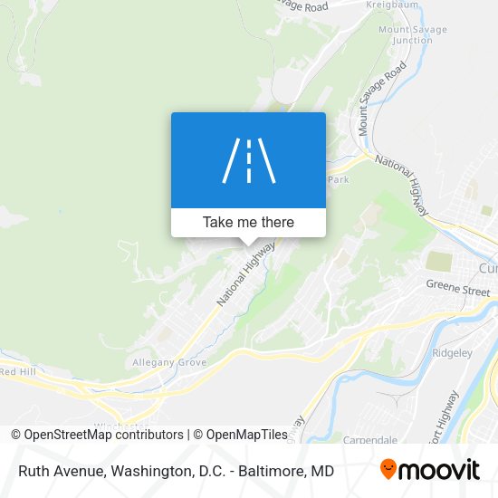 Mapa de Ruth Avenue