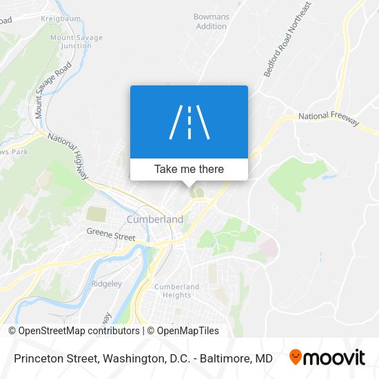 Mapa de Princeton Street