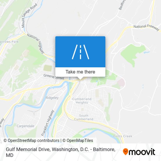 Gulf Memorial Drive map