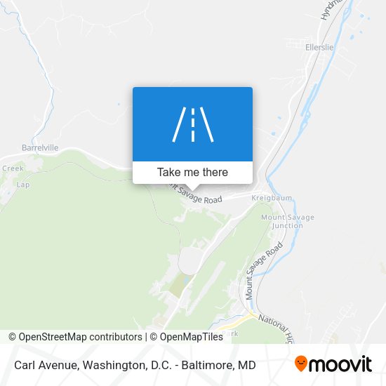 Carl Avenue map