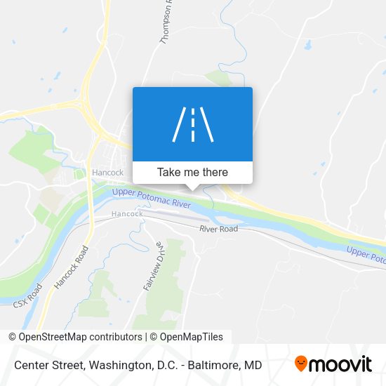 Center Street map