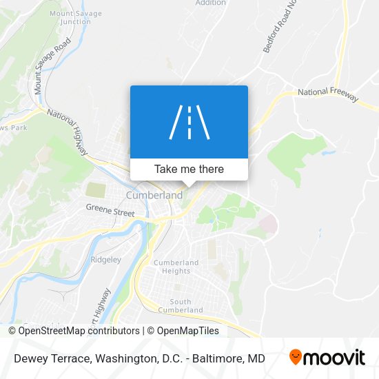Dewey Terrace map