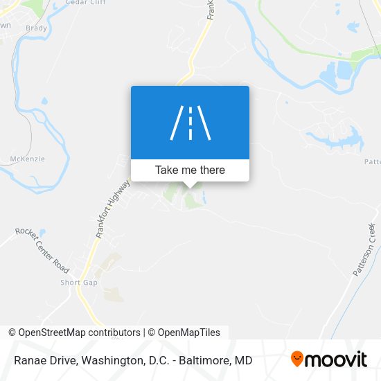 Ranae Drive map