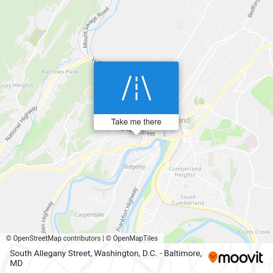 Mapa de South Allegany Street