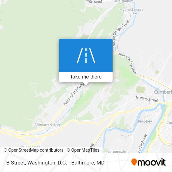 Mapa de B Street