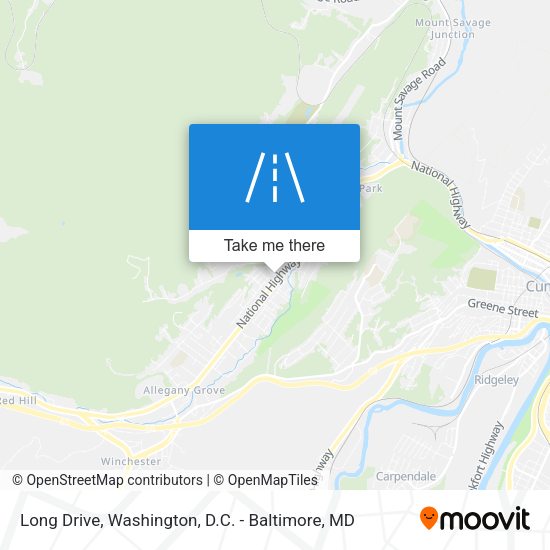 Long Drive map