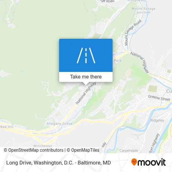 Long Drive map