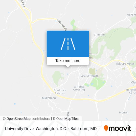 Mapa de University Drive
