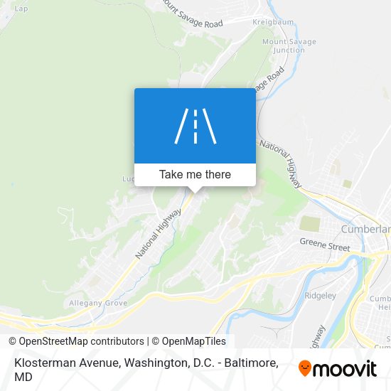 Klosterman Avenue map