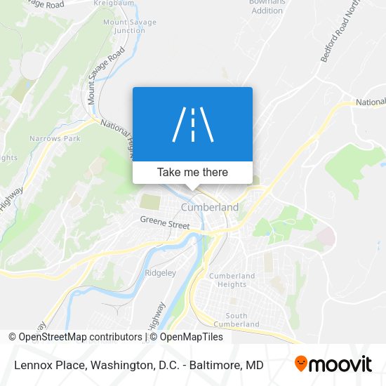 Lennox Place map