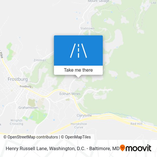 Mapa de Henry Russell Lane