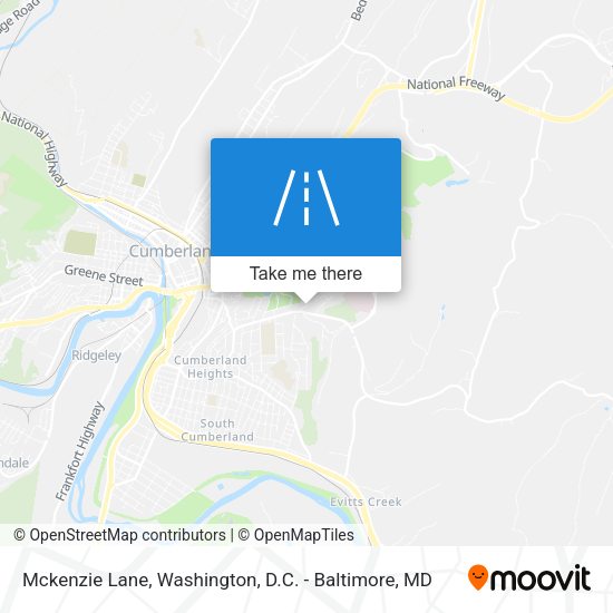 Mckenzie Lane map