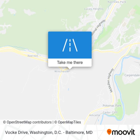 Mapa de Vocke Drive