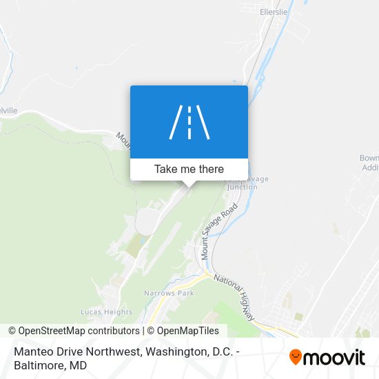 Mapa de Manteo Drive Northwest