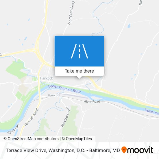 Mapa de Terrace View Drive