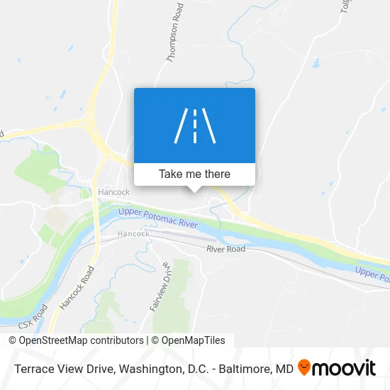 Terrace View Drive map