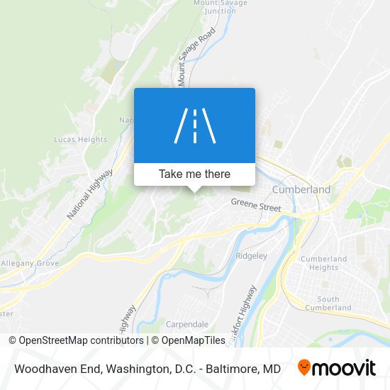 Woodhaven End map