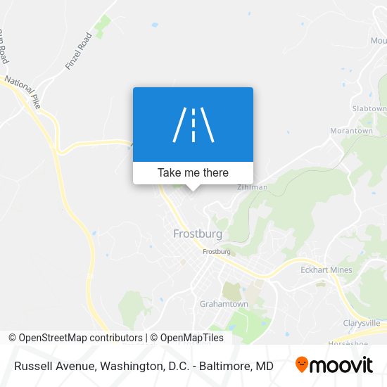Russell Avenue map