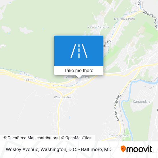 Mapa de Wesley Avenue