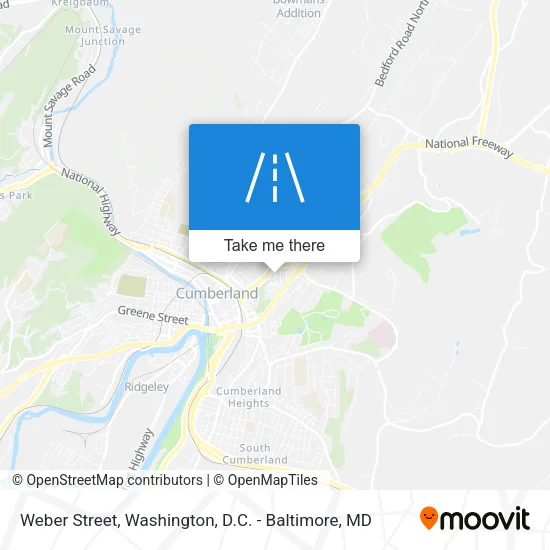 Mapa de Weber Street