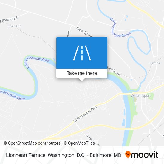 Mapa de Lionheart Terrace