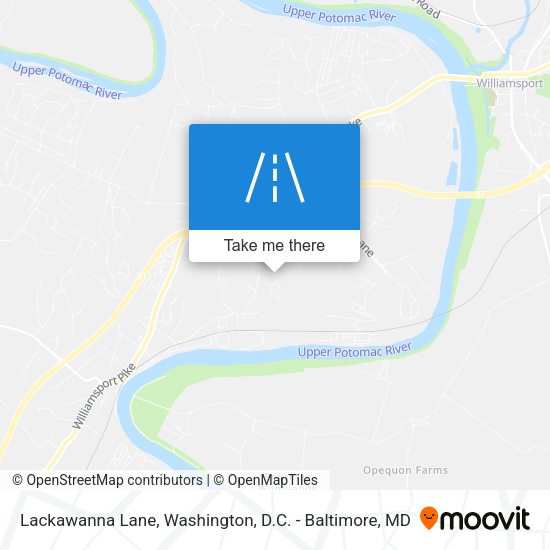 Lackawanna Lane map
