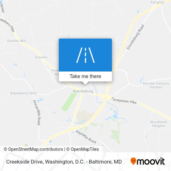 Creekside Drive map