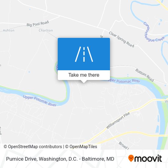 Pumice Drive map