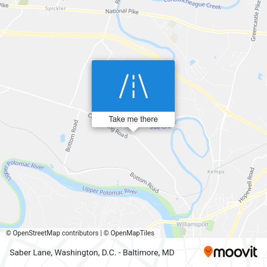 Saber Lane map