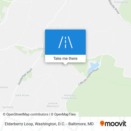 Mapa de Elderberry Loop