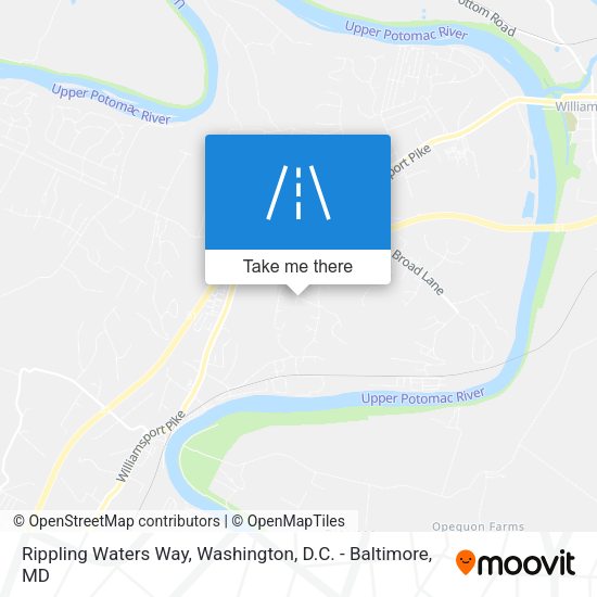 Rippling Waters Way map