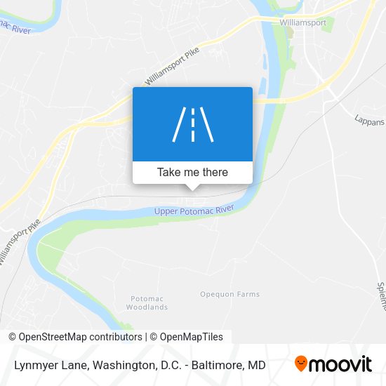 Lynmyer Lane map