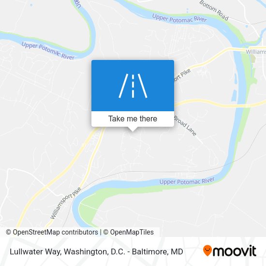 Lullwater Way map