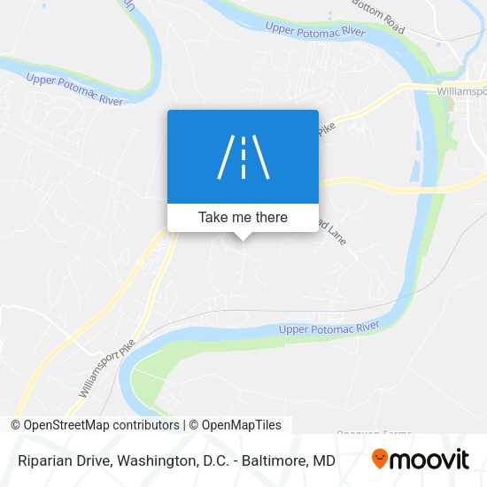 Mapa de Riparian Drive