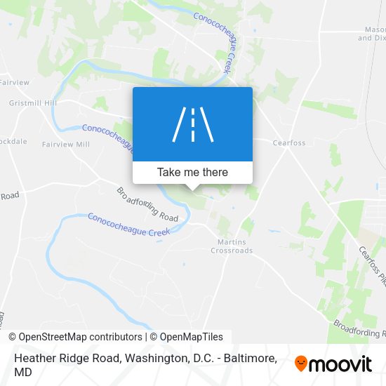 Mapa de Heather Ridge Road