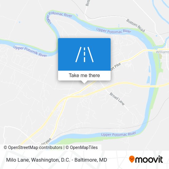 Milo Lane map