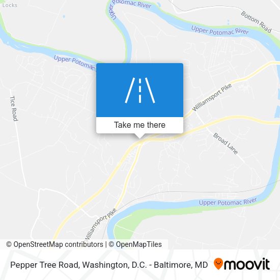 Pepper Tree Road map