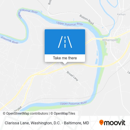 Clarissa Lane map