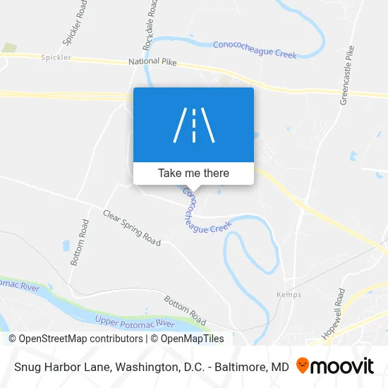 Snug Harbor Lane map