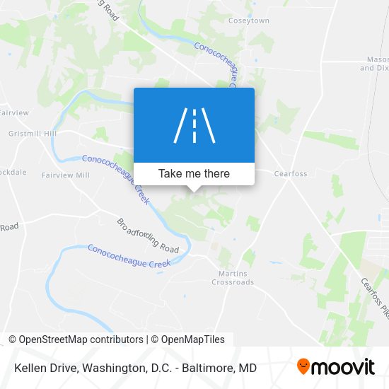 Kellen Drive map