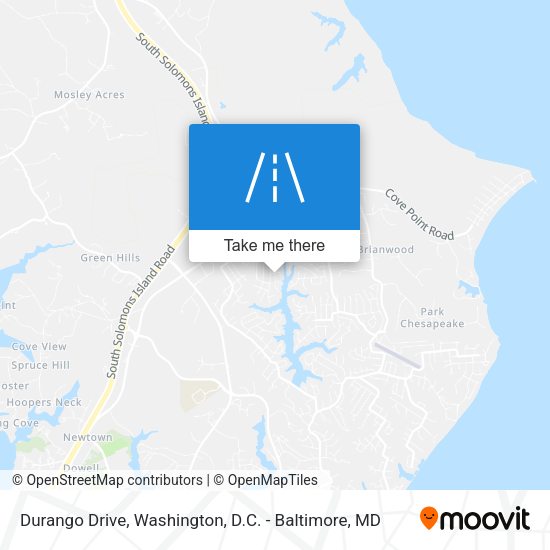 Durango Drive map