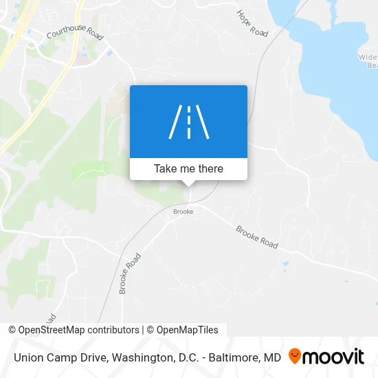 Union Camp Drive map