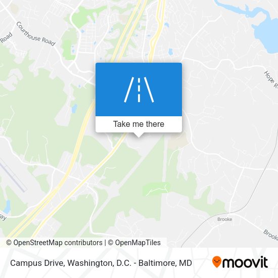 Mapa de Campus Drive