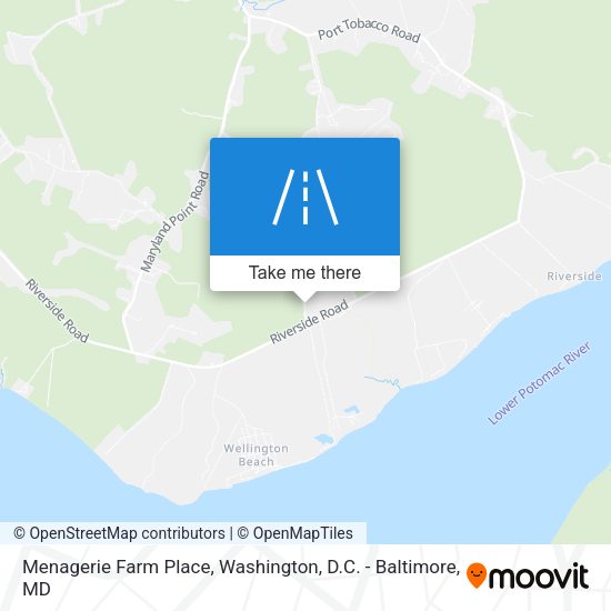 Menagerie Farm Place map