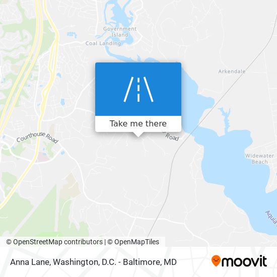 Anna Lane map