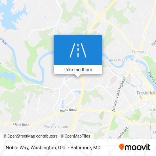Noble Way map