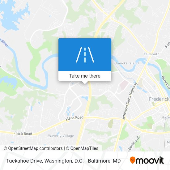 Tuckahoe Drive map
